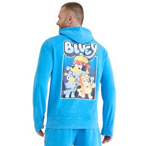 Sweat à capuche décontracté pour homme, imprimé, coupe ajustée, grande taille, tricoté, 100% coton, polaire, hiver, doux, élégant, tendance, Bangladesh - Product Image 3