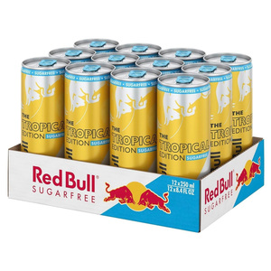 Offre promotionnelle Red Bull original 250ml, boisson énergisante prête à l'exportation, édition tropicale Red Bull - Product Image 1