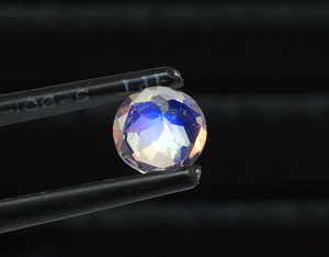Genuine <b>Rainbow</b> Moonstone Gemstone 5mm Round Loose Bulk Supply Faceted Moonstone Gems - Product Image 6