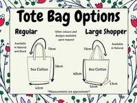 Grand sac fourre-tout en toile brodé de lettres florales avec poignée en corde, sac cadeau personnalisé avec initiales pour les courses quotidiennes