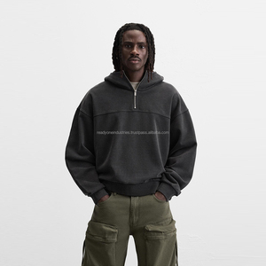 Vente en gros Pulls à capuche Sweats à capuche personnalisés Logo personnalisé Poids lourd Sweats à capuche pour hommes vierges - Product Image 1