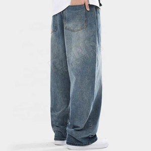 Pantalones vaqueros holgados de moda para hombre, estilo streetwear, lavados, de primera calidad, en oferta online. - Product Image 3
