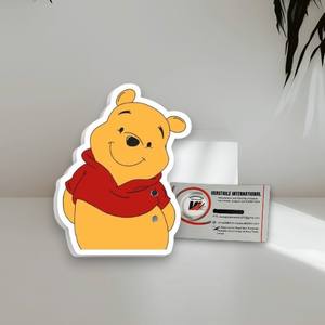 Palette magnétique carrée en acrylique pour cils, motif ours en peluche, cœur et diamant, écologique et réutilisable pour artistes - Meilleures ventes - Product Image 3