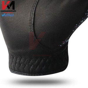 Breathable Golf <b>Gloves</b> Custom Logo OEM Professional Cabretta Leather Soft Feel High-Grip Golf Training Gear Wholesale Factory - Product Image 6