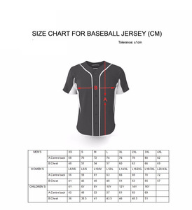 Camiseta de Béisbol, Producto Transpirable en Diferentes Colores, Bordado en Contraste, Uniforme Deportivo para Entrenamiento - Product Image 6