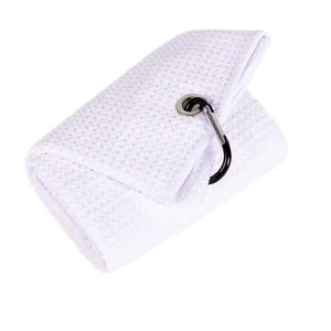 Toalla de golf tipo waffle de tela suave, absorbente y duradera de calidad premium para limpieza deportiva y uso diario. - Product Image 5
