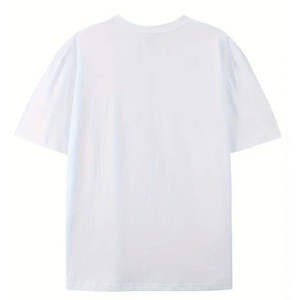 Camisetas de Manga Corta para Hombre, 100% Algodón, Cuello Redondo, Corte Holgado, Transpirables, de Alta Calidad, Personalizables con Serigrafía - Product Image 2