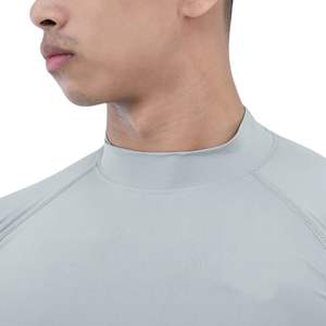 Camiseta Deportiva de Compresión para Hombre, Color Sólido, Personalizada, al por Mayor, Manga Corta, Secado Rápido, para Correr, Entrenamiento, Gimnasio, Atletismo - Product Image 2