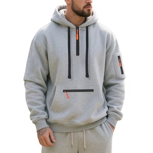 Men Half Zip Pullover <b>Hoodie</b> Premium Comfort <b>Soft</b> Touch Fabric Modern Street Style Casual Winter Fashion <b>Hoodie</b> For Men Everyday - Product Image 6