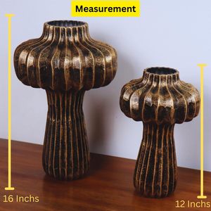 Premium Big Size <b>Vintage</b> Metal Decorative Flower <b>Vase</b> for Flower Plants Home Decor Office Available At Nominal Price - Product Image 5