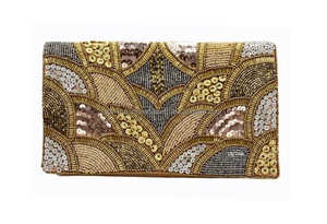 Porte-monnaie décoratif artisanal en perles de rocaille Mini sac à main léger pour femme - Product Image 3