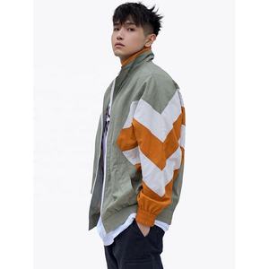 Veste bomber légère en nylon sur mesure, fabrication OEM, vente en gros, col montant, fermeture éclair, coupe-vent d'hiver avec fonction imperméable - Product Image 2