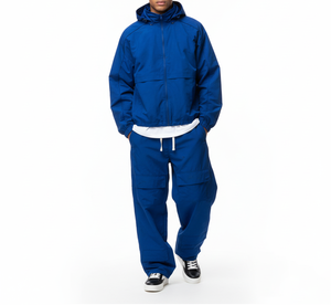 Custom Sportwear Streetwear Casual Tracksuit Men <b>Jacket</b> and Jogger Set <b>Reflective</b> Windbreaker Polyester Sets - Product Image 5