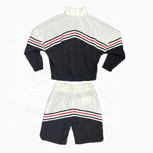 New collection Logo zip up lightweight polyester nylon <b>wind</b> <b>breaker</b> men track suits unisex wholesale windbreaker tracksuit set - Product Image 3