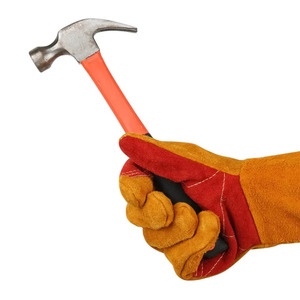 Gants de travail en cuir de mouton pour la sécurité en usine, le jardinage et la soudure - Product Image 6