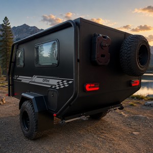 Caravana Teardrop Mini con Suspensión Independiente a Precio de Mayoreo, Compre una Remolque de Viaje Moderno y Ligero para 2 Personas - Product Image 6