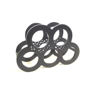 Porte-bouteilles à vin en aluminium argenté brillant pour le stockage du vin, pour bar, hôtel, usage domestique - Product Image 6