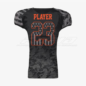 Camiseta de Fútbol Americano para Adultos, Transpirable, de Poliéster, con Logotipo Personalizado, Nombre del Equipo, Número, Camiseta de Fútbol Americano - Product Image 4