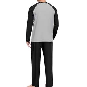 Pyjamas pour hommes, vêtements de nuit en coton confortables et respirants, fournisseur en gros - Product Image 1