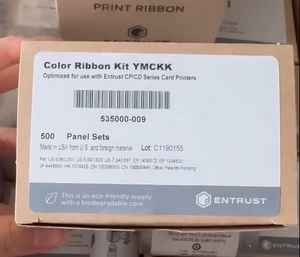 Cinta YMCKK Datacard Entrust 535000-009 |   Cinta de Color de Doble Cara para Impresora de Tarjetas de Identificación Serie CD CP (500 Impresiones) - Product Image 2