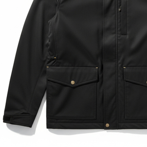 Veste de chasse chaude pour l'hiver, doublure matelassée, motif camouflage, extérieur hydrofuge, équipement de terrain durable pour climats froids - Product Image 2