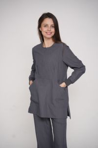 Tenue d'infirmière musulmane modeste à manches longues, uniforme islamique anti-plis et respirant pour infirmières musulmanes - Product Image 5