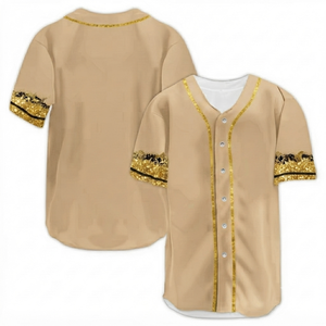 Custom <b>Baseball</b> Jersey Sublimated Button Team Sport Shirt Breathable 100% Polyester Mesh V-neck Short Sleeve Soft Fabric Team - Product Image 1
