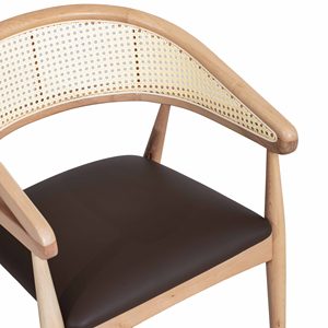 Modern Minimalist Teak Wood <b>Dining</b> <b>Chair</b> Strong Durable Wooden Furniture for Indoor <b>Dining</b> Room Seating Supplier OEM - Product Image 5