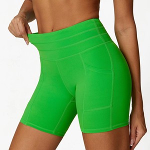 Nouveaux shorts de sport pour femmes, shorts de fitness à taille haute, shorts de yoga, shorts de cyclisme, shorts de sport avec poches fonctionnelles, shorts tendance pour femmes - Product Image 4