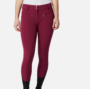 High Quality 4-way Stretch Horse Riding Breeches <b>Leggings</b> Tights <b>Equestrian</b> Wear Pants on Technical Fabric with Soft Feel - Product Image 4