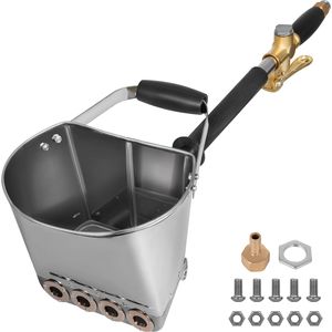 Pulverizador de estuco de 4 boquillas y 3 HP, herramienta manual para pintura de paredes y hormigón, pulverizador de yeso para máquinas de pulverización de mortero - Product Image 1