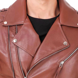 Casual <b>Winter</b> <b>Leather</b> <b>Jacket</b> for Modern Men with Smooth Texture Breathable Sherpa Lined & Fur Trim-Street Fashion Style - Product Image 6