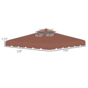 Telo di Ricambio per Tenda Parasole e Gazebo/Pergola - Product Image 3