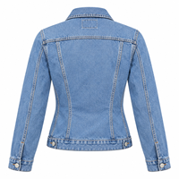 Vestes en jean de haute qualité, déchirées et usées, à manches longues, respirantes, couleur unie, fabrication OEM ODM