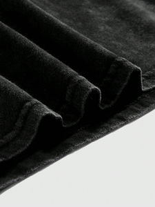 Camiseta de Jersey Personalizada con Efecto Desgastado, Corte Regular, Estilo Urbano, 100% Algodón Ecológico, Transpirable, Impresión Serigráfica, Diseño 2026 - Product Image 5