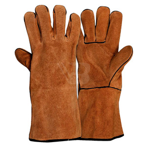 High Quality Welding Safety Work <b>Gloves</b> Palm Protective Welding Cow Leather Heavy Duty Safety <b>Gloves</b> Manufacturer Supplier - Product Image 6