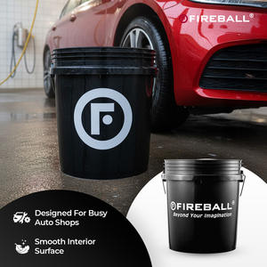 Cubo de Lavado Fireball de 18L, Cubo de Limpieza de Alta Resistencia con Diseño Vertical que Ahorra Espacio y Alta Resistencia al Desgaste - Product Image 6
