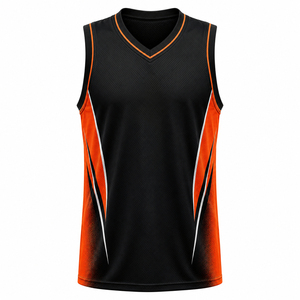 Camisetas de Baloncesto Ligeras Personalizadas con Transferencia de Calor, Poliéster Duradero, Transpirable, de Secado Rápido, Protección UV, Tallas Grandes para Adultos - Product Image 2