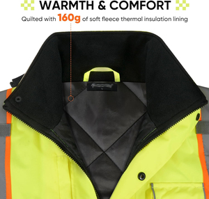 Premium Winter Safety <b>Jacket</b> Durable Reflective Work <b>Jacket</b> High Quality Supplier - Product Image 2