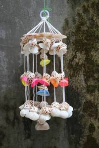 BLUE LOTUS FARM Natural Seashell Die Cut Windmill Handmade <b>Beach</b> Style Hanging Craft for Home Garden Patio Decor Gifts Binh - Product Image 4