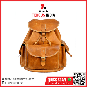 Luxury Style Best Quality Genuine Leather <b>Backpack</b> for Office Professionals and Business Executive Use - Product Image 2