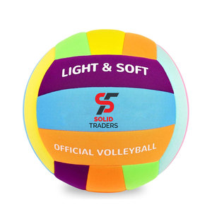 Ballon de volley SOLID INTERNATIONAL taille adulte 5, léger, flexible, en PU, avec matériaux recyclés, pour l'entraînement - Product Image 1