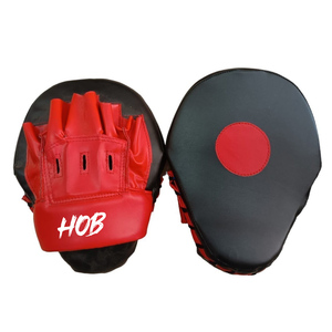Almohadillas de enfoque curvas de cuero PU para boxeo, personalizadas e impresas, con soporte, 20 unidades, objetivos de boxeo económicos en oferta - Product Image 5