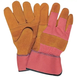 Gants de travail robustes pour monteurs canadiens, en cuir de vachette pleine fleur, construction renforcée, gants de sécurité avec caractéristiques de protection au travail - Product Image 4