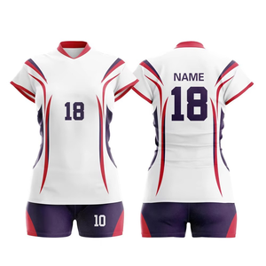 Tenues de volley-ball personnalisées pour femmes 2026 OEM en polyester léger, respirantes et à séchage rapide pour équipes professionnelles - Product Image 4