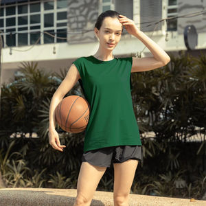 Ultifresh Débardeurs de sport unisexe pour entraînement, style Hip Hop, tricotés, 100% Polyester, respirants, anti-humidité, broderie 3D, ODM - Product Image 3