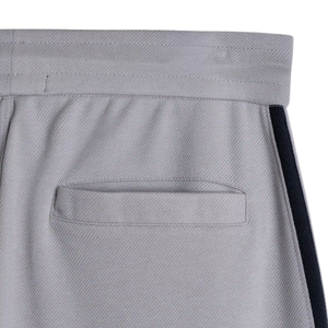 Men's Grey Fleece Sweatpants Straight Leg Casual <b>Trousers</b> <b>Elastic</b> <b>Waist</b> Drawstring Pants Custom Logo Sportswear OEM - Product Image 6