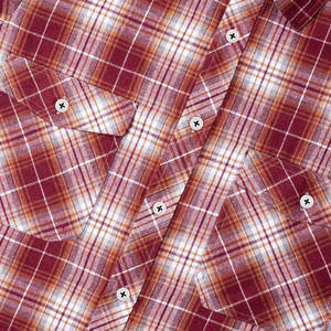 Camisas de Franela a Cuadros para Hombre, Manga Larga, Talla Grande, Camisa de Franela con Botones, Informal, de Algodón, Servicio Personalizado al por Mayor OEM - Product Image 4