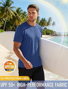 Seamless UV-Protection Mens Quick-Dry T-<b>Shirt</b> For Running With Muscle Support Fit - Product Image 3