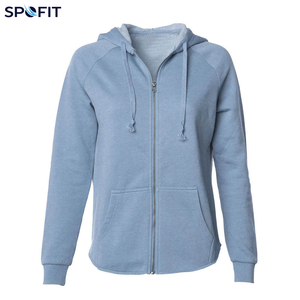Sweat-shirt unisexe 100 % coton brodé pour l'hiver, grande taille, fermeture éclair unie, décontracté, coupe oversize, haute qualité, manches longues - Product Image 5